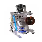 220V Semi-Automatic Labeling Machine Double-Label Stickers Bottle Labeling