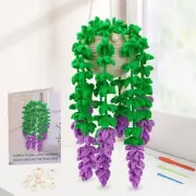 Plants Crochet Kit for Beginners, Amigurumi Hanging Potted Plants Crochet Kit