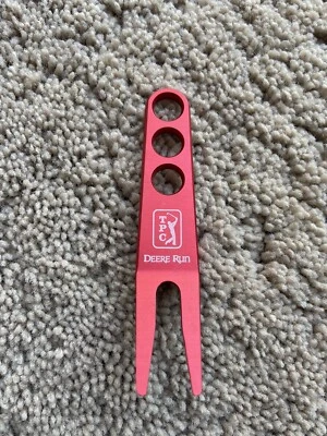 Titleist Scotty Cameron TPC Deere Run Divot Repair Tool - Red Pivot Tool RARE!