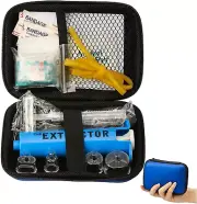 Emergency First Aid Kit with Venom Extractor Suction Pump for Snake Bites and Be