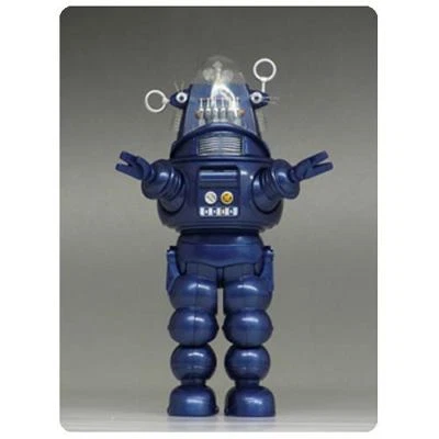 2013 SDCC X-PLUS FORBIDDEN PLANET ROBBY THE ROBOT BLUE DIE-CAST FIGURE NEW RARE