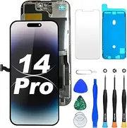 DIGI4U LCD for iPhone 14 Pro Display 120Hz Screen Replacement, 6.1 Inch LCD Screen for iPhone 14 Pro Display Digitizer Repair Kits