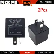 2 X 3Pin CF14 JL-02 LED Flasher Relay For GMC Sierra 1500 2008 2009 2010 2011