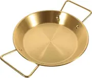 MOTHNUR 20cm Binaural Stainless Steel Pan Frying Saucepan Cookware Non-Stick Frying Pan for Salads