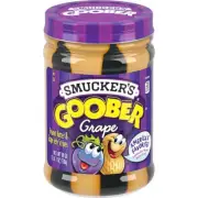 Smucker's Goober Grape Jelly And Peanut Butter, 18 Ounces, 12 Per Case