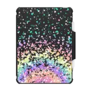 iPad Pro 12.9-inch (5th/6th gen) Impact Folio Case Pastel Rainbow Confetti Explosion Transparent
