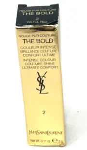 YSL Yves Saint Laurent The Bold Intense Colour Lipstick 2 - Wilful Red Willfull