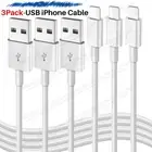 3PACK USB Data Fast Charger Cable 1M 2M Cord For Apple iPhone XR 11 12 13 14 Pro