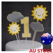 My Little Sunshine One Year Cake Topper Happy Birthday 1st year cake topper
