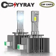 D1S D1R For BMW 2008-2010 650i 6000K White LED Headlight Bulbs 20000LM 100W (for: BMW)