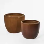 [OneWorld Collection] Finn Set of 2 Planter Rust Look