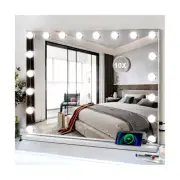 Vanity Mirror with Lights, 28” x 22” Large Hollywood Vanity Mirror,