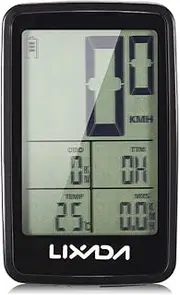 Domary USB Rechargeable Wireless Bike Cycling Computer Bicycle Speedometer Odometer