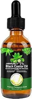 Black Castor Oil for Hair Growth, Jamaican Black Castor Oil for Hair Growth, Black Jamaican Castor Oil for Deep Cleansing, Skin & Scalp Moisturizer, Nail Care Grow