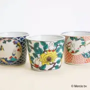 Miffy Set of 3 Cup Kutani Ware Soba choco Noodle Dipping Cup Coffee Tea Beer Cup