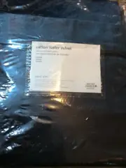 West Elm One (1) Luster Velvet Curtain 48x108 Unlined Regal Blue NWT!