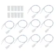 New 100 MA 10 x RC-33 Wired Door Contact Sensor Alarm Magnet Reed Switch