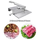 Manual Control Frozen Meat Slicer Cheese Food Slicer Beef Mutton Lamb Roll
