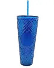 Starbucks Holiday Azure Blue Jewel 24oz Tumbler
