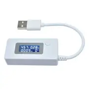 DC 4-30V LCD USB Detector Voltmeter Ammeter Mobile B Q6K53705