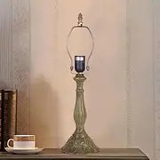 Metal Base Replacement, Alloy Table Lamp Base with Diameter 12 Inch Tiffany Table Lamp Stained Glass Lampshade KeYJ