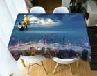 Folding River 3D Tablecloth Table cover Cloth Rectangle Wedding Party Banquet
