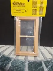 Timbebrook Non-working dollhouse Window 1:12 scale 2 9/16 X 5 1/16
