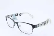 Alexander McQueen MCQ0030 Black Cat Eye Women Full Rim 54-16-140 Eyeglass