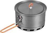 Lightweight Camping Cookware Pot with Lid - Compact, Non-Stick, Portable Multipurpose Cooking Gear for Outdoor Lovers