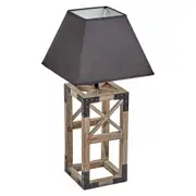 New Oriental Mather Classic Square Table Lamp - Black