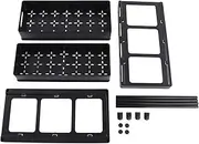 2-Tier Under Sink Organizer with Sliding Drawer for Kitchen and Bathroom Cabinet Storage(Black)