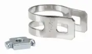 NOS Dia-Compe 144.235 23.5mm pull up lever clamp band and nut for 140's, 150's,