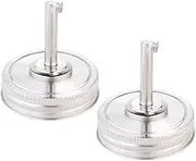 Gatuida 2Pcs Replacement Pour Spouts for Mouth Mason Jars Precision Lids for Oil Vinegar Liquor and Syrup Effortless Pouring and Easy Clean Stylish Kitchen Accessory