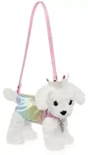 Poochie & Co. Plush Purse Mindy the Maltese with Crown