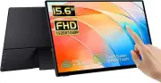 15.6'' Portable Monitor Touchscreen, FHD IPS Touch Screen with Tempered Glass, T