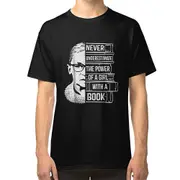 Notorious RBG Ruth Bader Ginsburg Never UnderEstimate The Power of A Girl With A Book Feminist Gift T-shirt