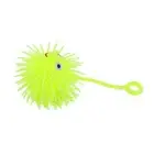 Toy Vent Ball LED Light Up Toy Glowing Hair Flash Ball Elastic Glow Hair Ball