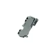 281-901 Connector: Rail - 0.08-4mm² Way: 1 Terminal: 2 Grey 800V 32A WAGO