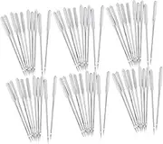HOODANCOS 60pcs Universal Sewing Machine Needles Self-Threading Long Heavy Duty Embroidery Sewing Machine Accessories Needle Recognition