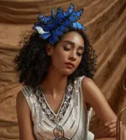 Butterfly Headband Clip Races Wedding Party Hair Accessories Fascinator Fashion