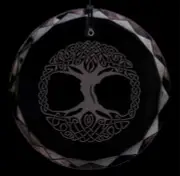 Tree Of Life Crystal Christmas Ornament (2.25X.25 thick)