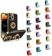 For iPhone 15 14 13 12 11 Pro Max Shockproof Heavy Duty Rugged Case Cover+Stand