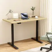 Standing Desk Electric Height Adjustable Sit Stand Desks Black Oak
