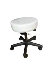Clinton Black Base 5-Leg Pneumatic Stool