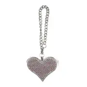 Heart-Shaped Personal Alert Security Alarm for Self Defense (Silver)