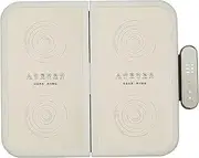 Food Hot Plate, Detachable Splicing Electric Food Warming Trays with Safety Child Lock Design, Adjustable 80°C-120°C Temperature and 1H-4H Timing, Even Heating, for Home Reunion