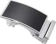 [Ｓｉｍｈｏａ] Mens Ratchet Belt Buckle Adjustable Slide Buckle for Business DIY Leather Belt