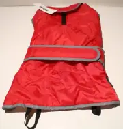 Migohi Dog Jacket Coat Clothes LARGE Reflective Plush Lined 18" Length