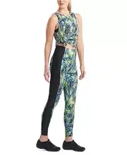 Josie Natori Women's Active Layering Elements Tank Top (Citron Multi, X-Small)