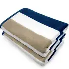 Kaufman- 2 Pack 100% Combed ring spun cotton beach towel - Oversized 35x70